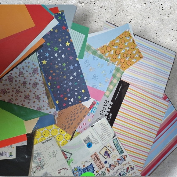 Scrapbook Colorful Paper Set - Picture 5 of 6